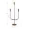 Hello Honey® 21.5" Antique Brass Hand-Forged Metal Candelabra